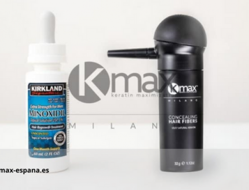 Minoxidil y fibras capilares Kmax: juntos contra el adelgazamiento de cabello