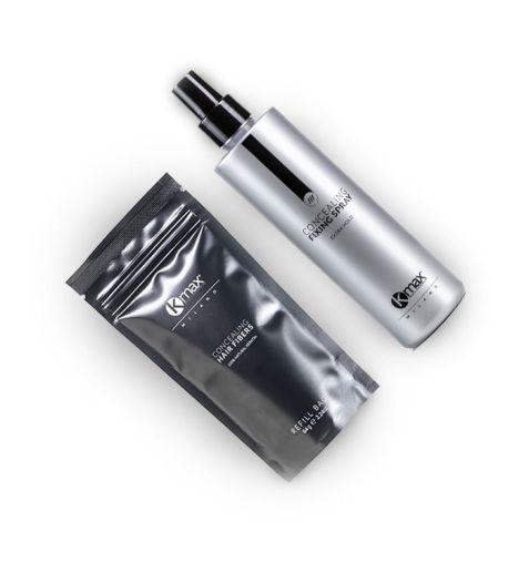 Pack de Recàrregues de Fibres Capil·lars de Kmax i Spray de Fixació de 250ml