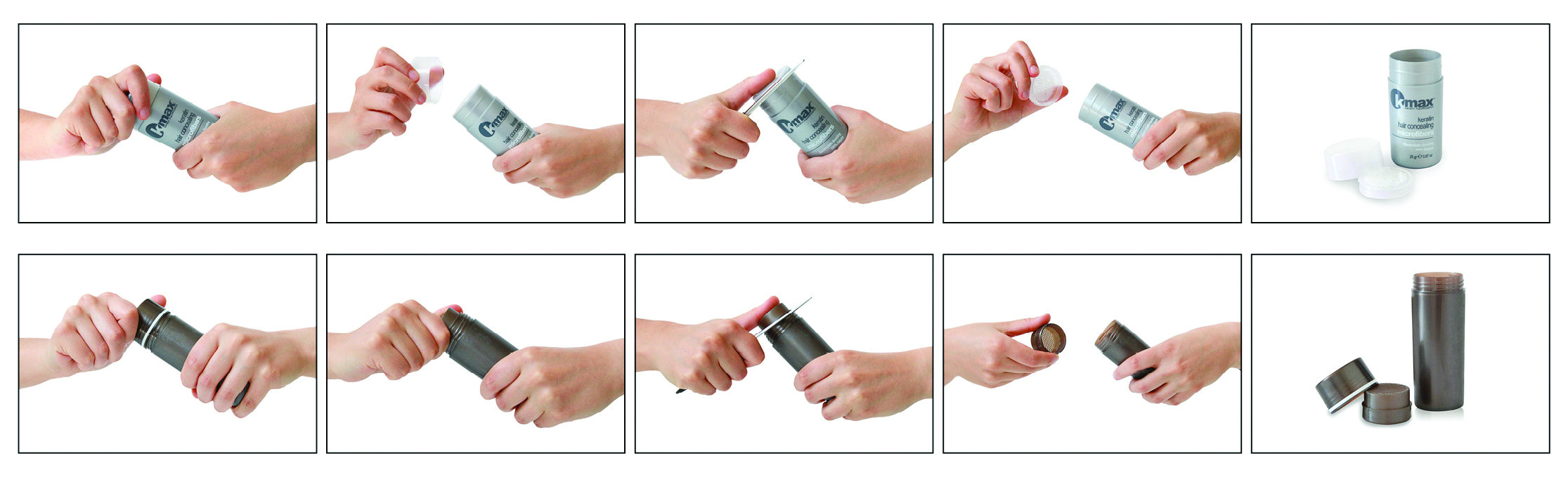 Fibras Capilares Negro